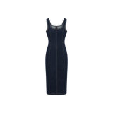 Vita Denim Maxi Dress