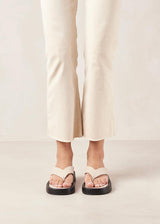 Overcast Ivory flip flop