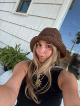 Raffia Bucket Hat