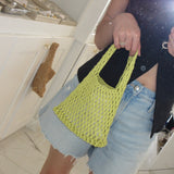Scallop Crochet Mini Bag