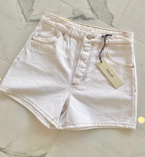 Original short 80s white