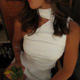 Pia Scarf Neck Top