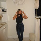 Pia Scarf Neck Top