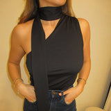 Pia Scarf Neck Top