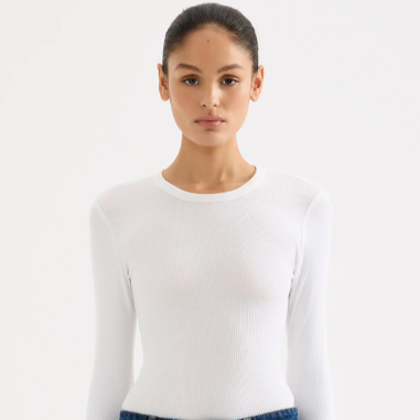 Organic Rib LS Tee