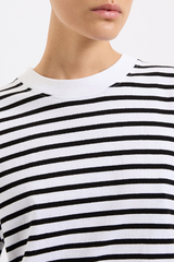 Organic Stripe Boyfriend Tee