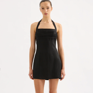 Reyes Linen Mini Dress