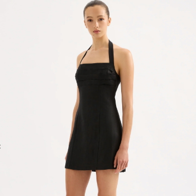 Reyes Linen Mini Dress