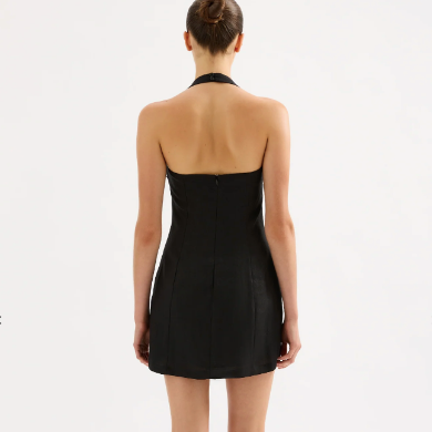 Reyes Linen Mini Dress
