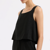 Thilda Linen Top