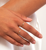 Round diamond bezel ring