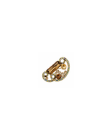 Vintage-Inspired Smoky Quartz Brooch
