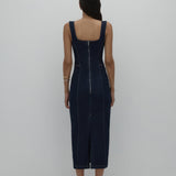 Vita Denim Maxi Dress
