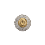 Vintage Two Tone Circular Brooch