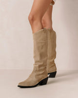 Mount Desert Taupe cowboy boot