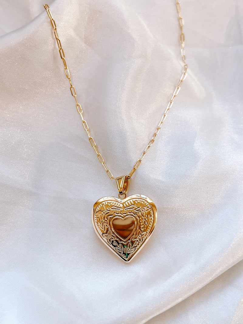 Jess Big Heart locket