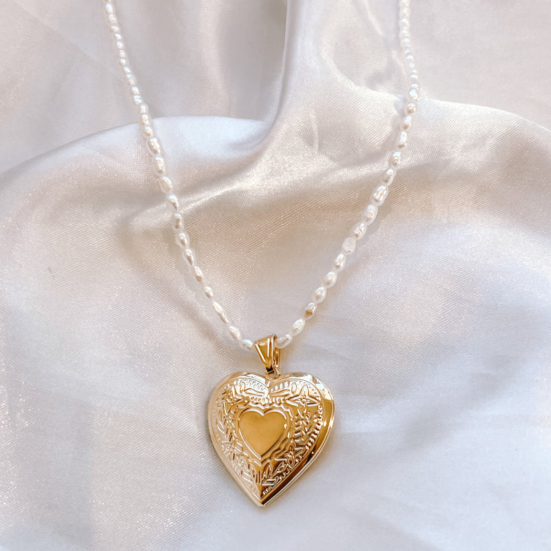 Jess Big Heart locket